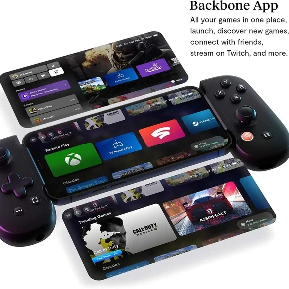 Backbone game lightening controller (phones and tablet compatible) Xbox/mobile